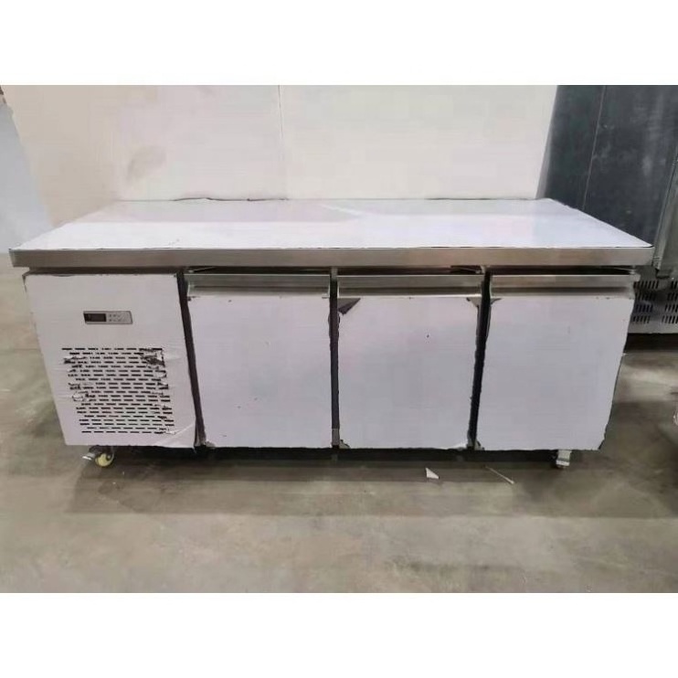 Air Cooling under counter freezer and refrigerator commercial stainless steel 1 door GN under counter chiller embraco