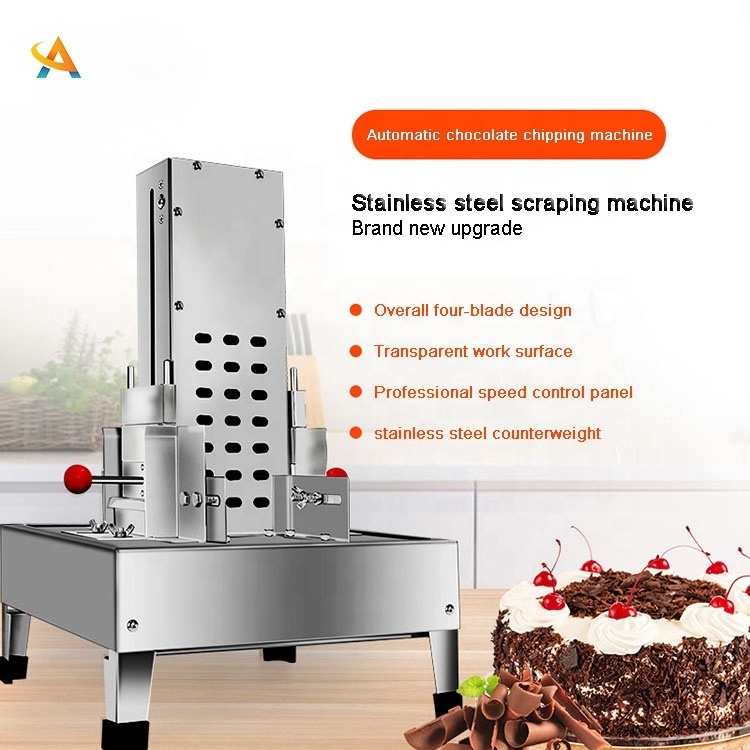 good quality electric stainless steel chocolate chipper machine/chocolate shaving machine