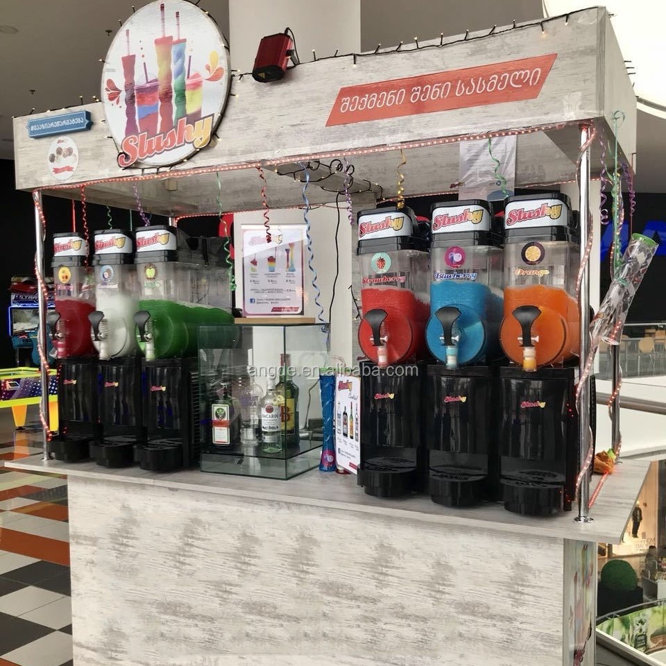 Cheap Wholesale Slushie Machine Commercial Slush Daiquiri Machine Three Bowl Carbonated Slush Machine For Beverage Shop