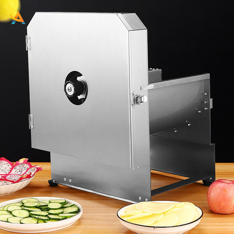 Restaurant electric vegetable slicer commercial automatic electric  onion fruit and vegetable chopper slicer