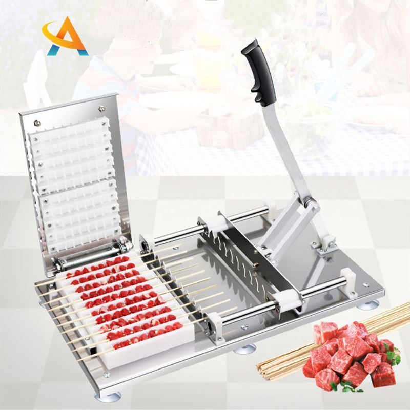 Factory Price High Quality Shish Kabob   Chicken Bbq Automatic Manual Satay Meat Kebab Skewer Grill Machine