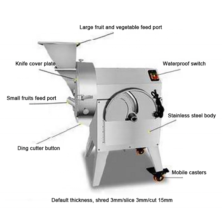 Commercial Multi-functional Vegetable Cutter Slicer For Sale