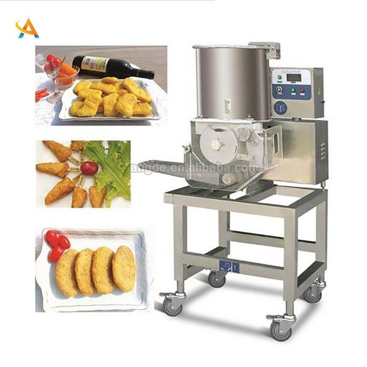 Low Price Large Capacity Machine Chicken Nuggets Automatic Hamburger Commercial Burger Patty Production Line