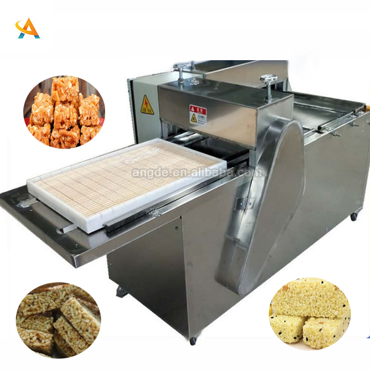 Marshmallow Slicer Cutting Machine Cereal Bar Cutting Machine Rice Cake Cube Forming Machine