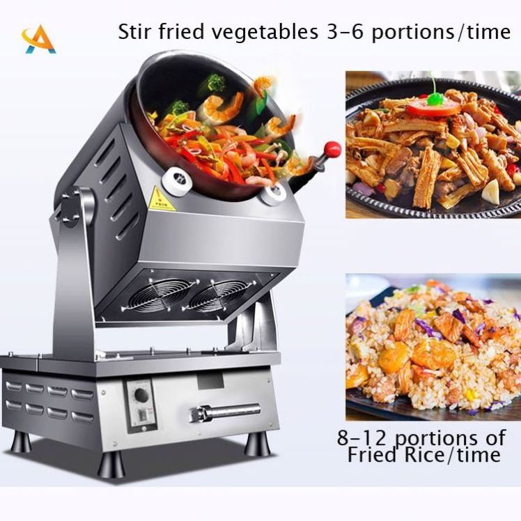 Professional Ramen Self Cooking Robot Stir Fry Cooking Vending Machine