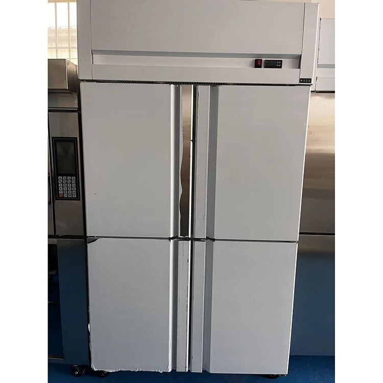 2023 Professional Cold storage four door upright stainless steel commercial refrigerator and deep freezer