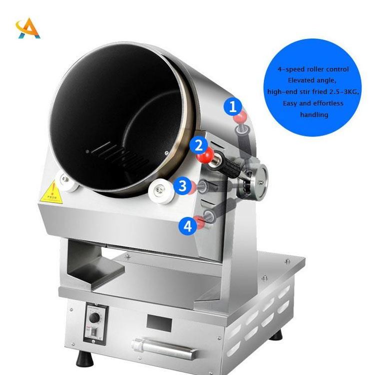 Professional Ramen Self Cooking Robot Stir Fry Cooking Vending Machine