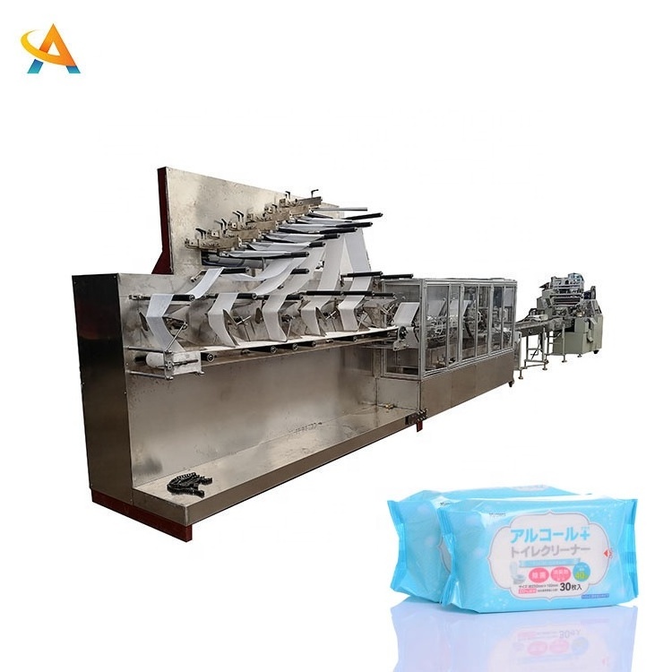 2021 Factory direct High Grade Fully-Automatic Canister Wet Wipe Making Machine/wet tissue making machine