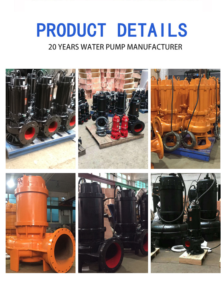 New Design System Corrosion Resistant Submersible Sewage Sludge Centrifugal Pump For Sale