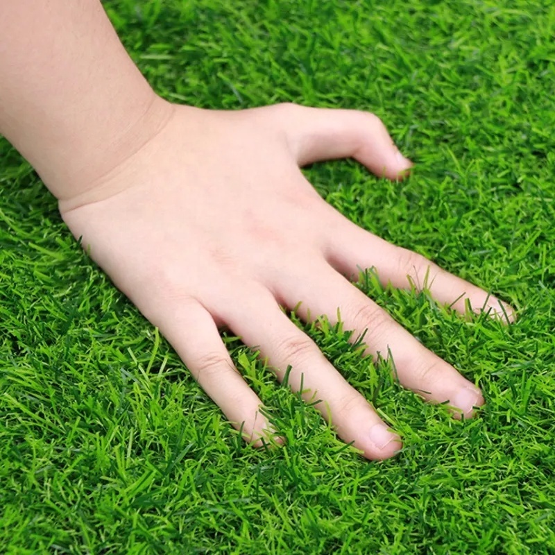 Landscaping outdoor play green grass carpet artificial grass 40mm natural for garden indoor artificial grass