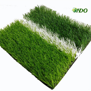 Factory price roll white and green colored outdoor soccer sports artificial football grass for soccer field