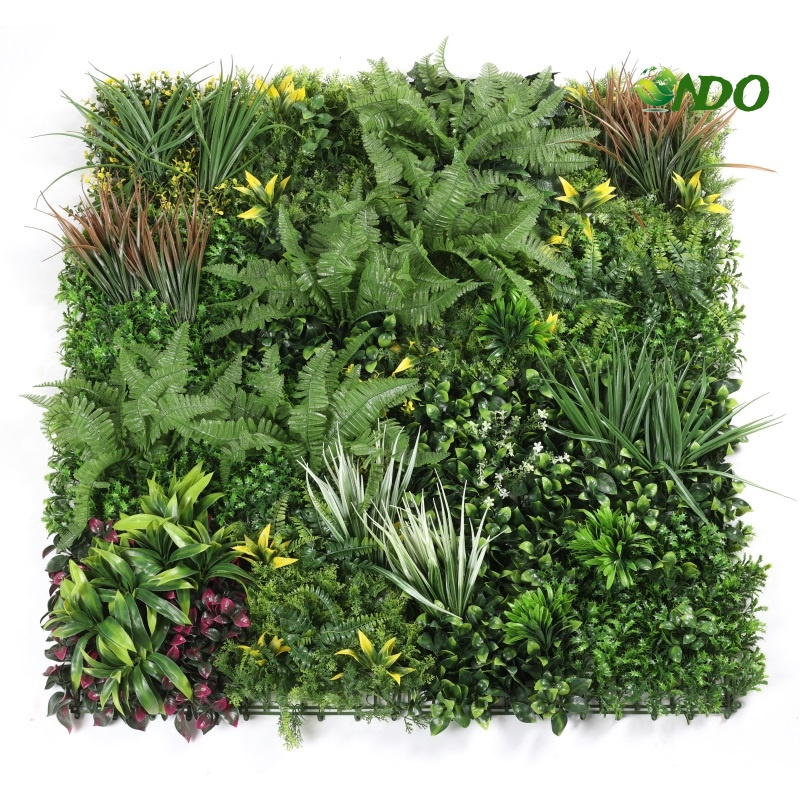 Grass Wall Anti-Uv Plastic Artificial Green Plant Indoor Outdoor Decorative Garden Wall Artificial Grass