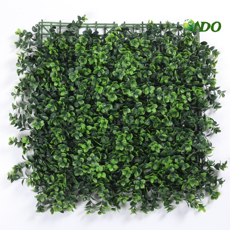 Grass Wall Anti-Uv Plastic Artificial Green Plant Indoor Outdoor Decorative Garden Wall Artificial Grass