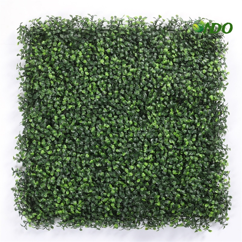 Hedge Fence Green Leaf Anti-UV Outdoor Indoor Decoration Fake Artificial Plant Grass Wall