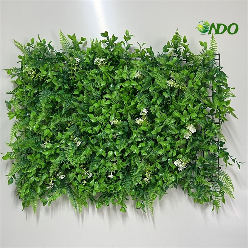 Wholesale simulation leaves grass wall artificial leaf fence ivy hedge plant grass wall for garden