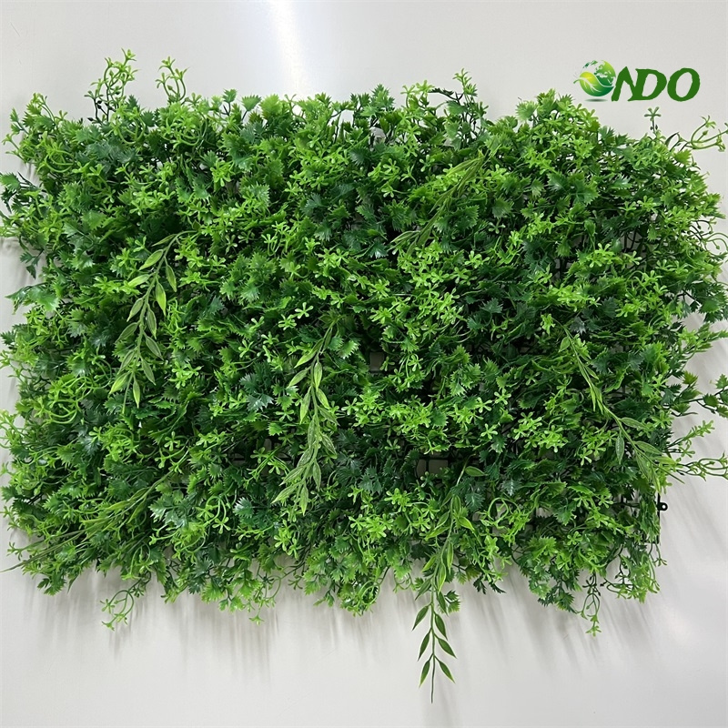 custom made wall decoration boxwood hedge piece artificial green fence grass panel wall vertical garden green wall