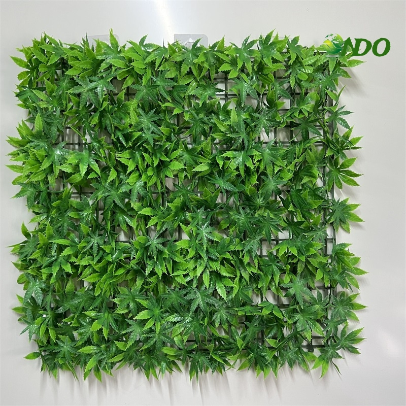 custom made wall decoration boxwood hedge piece artificial green fence grass panel wall vertical garden green wall