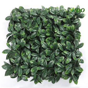 Decorative DIY Wall Hanging Synthetic Grass Fence Foliage Green Wall Artificial Plants for Outdoor