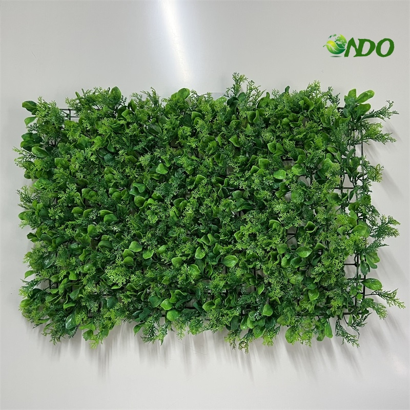 Wholesale simulation leaves grass wall artificial leaf fence ivy hedge plant grass wall for garden