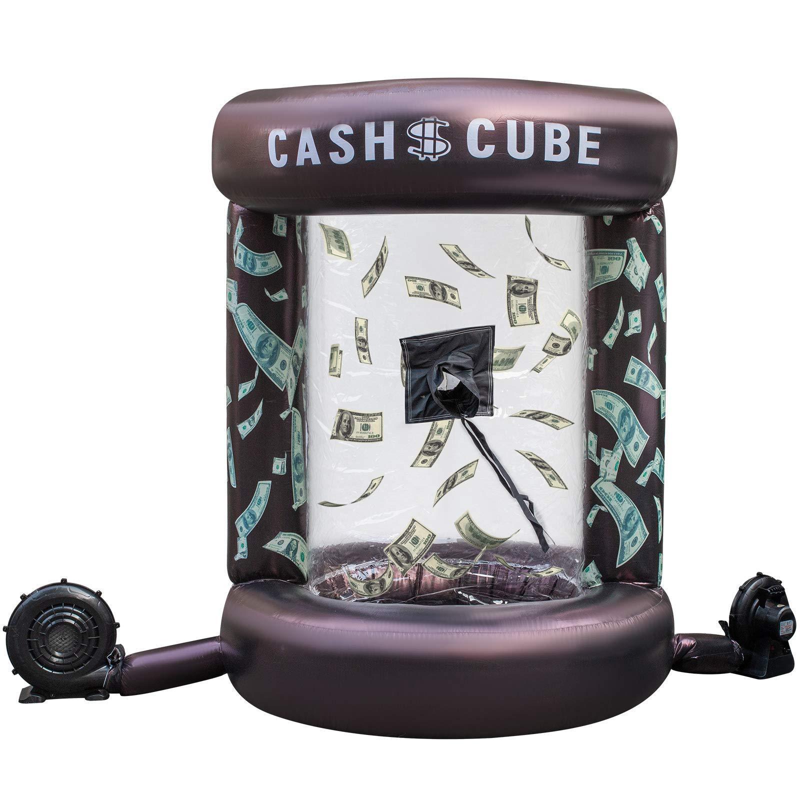 Inflatable cube cash grab money grab machine booth grab money game inflatable money flying machine