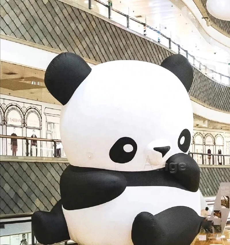 art event decoration inflatable panda bear cartoon for sale