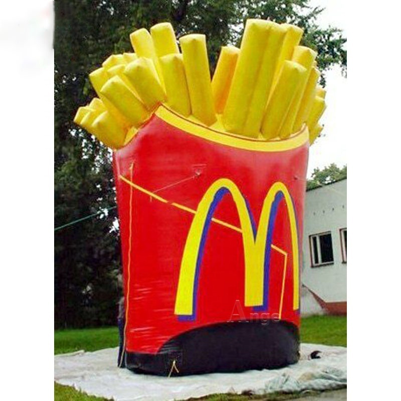 Custom decoration inflatable hamburger/inflatable model/inflatable French fries for inflatable advertising