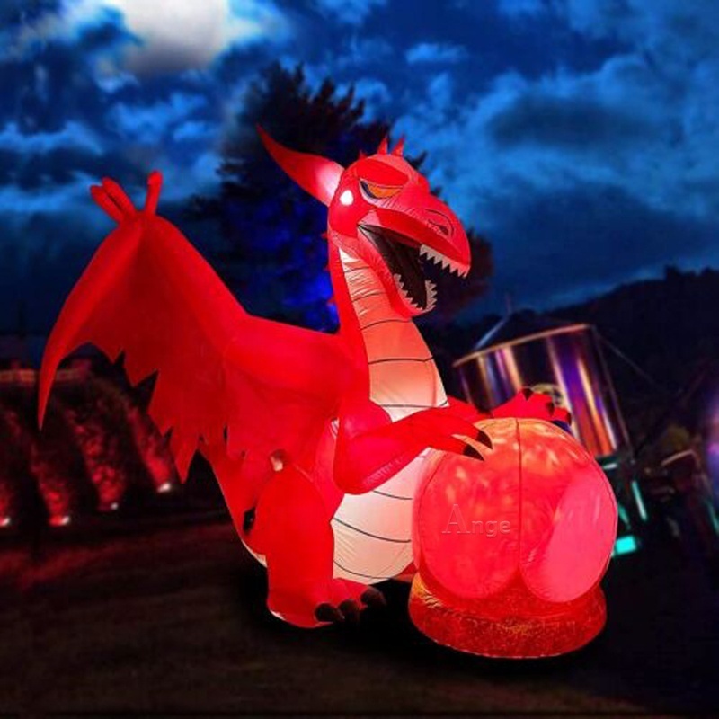 Inflatable dragon puppet costume for happy new year year outdoor parade performance dragon inflatable bounce