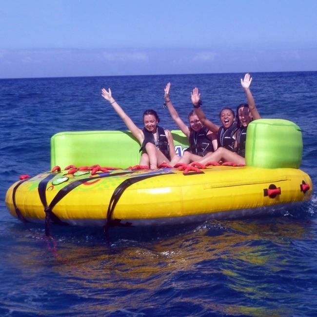 Commercial Crazy  Inflatable Floating Sofa Inflatable Towable Water Sports Inflatable UFO