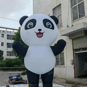 art event decoration inflatable panda bear cartoon for sale