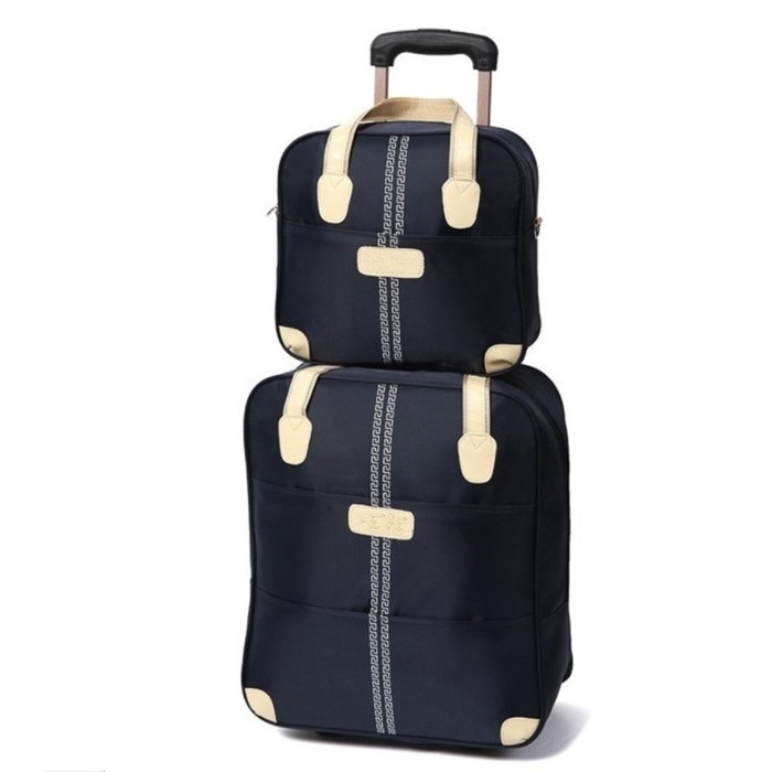 Korea fashion style waterproof  suitcase trolley luggage travel bag set