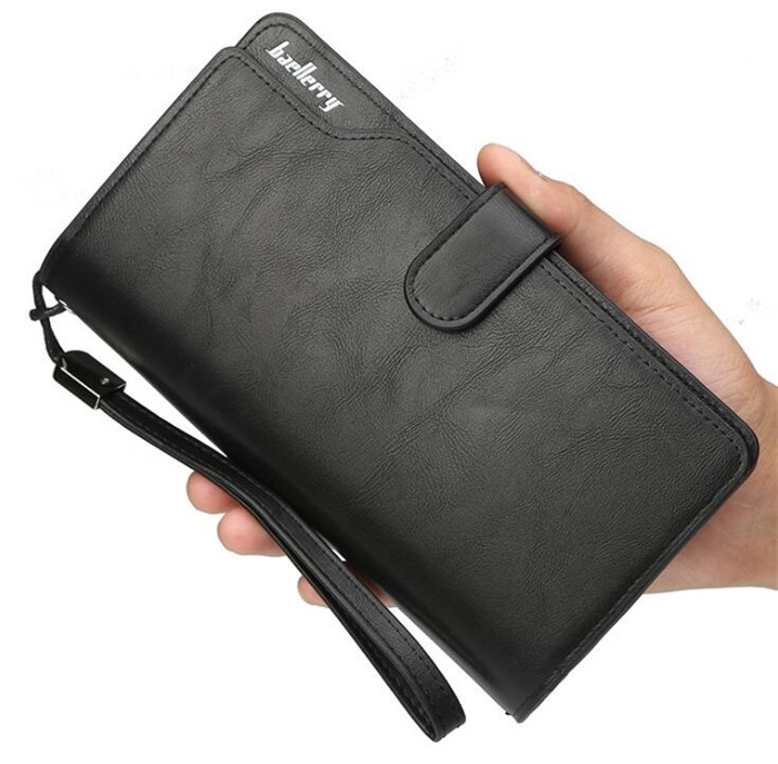 Korean business Zipper three card holder baellerry wallet men