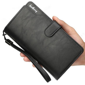 Korean business Zipper three card holder baellerry wallet men