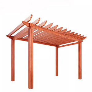 Modern waterproof  pergola parts event flower arbour patio garden balcony country gazebo wood wpc pergola set