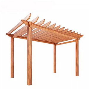 High Quality Luxury Wooden Garden Hot Tub Gazebo Outdoor Pavilion For Botany Waterproof Grape Trellis Wooden Pergola