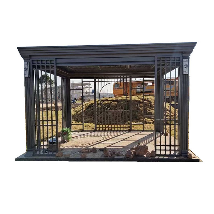 Wholesale Aluminum Supplier De Madera Design And Easy Assemble Waterproof Outdoor Garden Metal Gazebo Pergolas