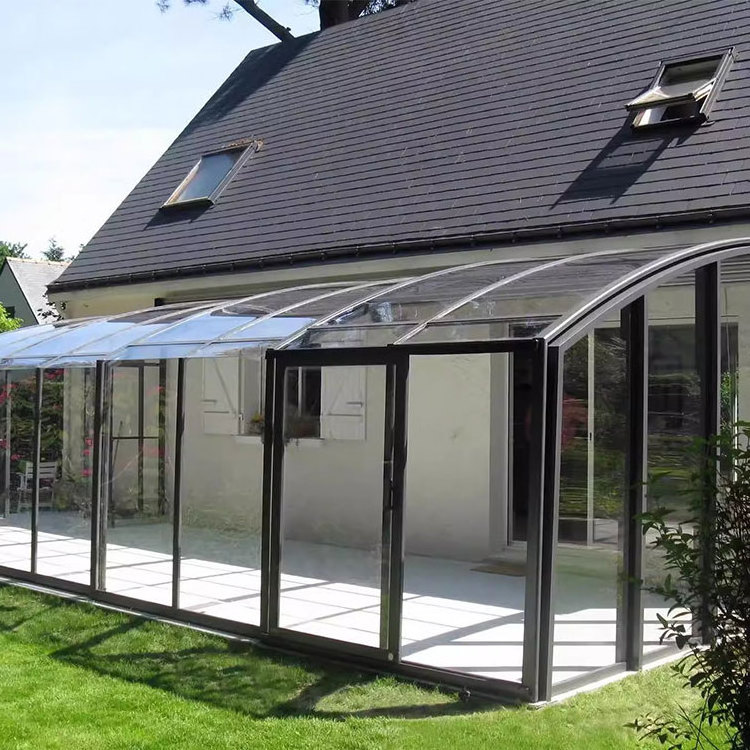 Customized sun room outdoor glass room for garden glass house sunrooms glass houses sunroom aluminum bathroom