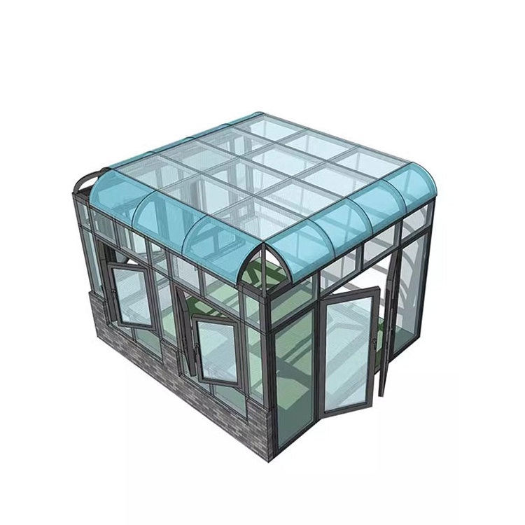 Customized sun room outdoor glass room for garden glass house sunrooms glass houses sunroom aluminum bathroom