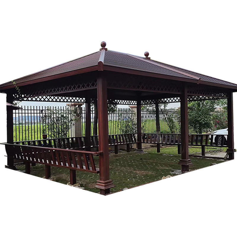 Chinese Outdoor Garden Aluminum Waterproof Pergola Gazebo Pavilion 3x3 Gazebo DE Aluminio Gazebo Aluminium Door For Sale