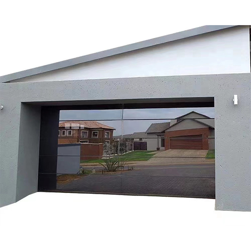 High Quality Modern Overhead Garage Glass Door Custom 7x7 7x18 8x7 8x8 9x7 9x8 9x9 10x7 10x8 10x10 12x7 12x10 12x12 Door