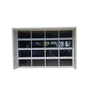 High Quality Modern Overhead Garage Glass Door Custom 7x7 7x18 8x7 8x8 9x7 9x8 9x9 10x7 10x8 10x10 12x7 12x10 12x12 Door