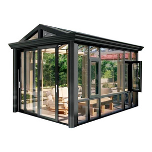 outdoor garden sunroom low-e tempered glass triang  for sale