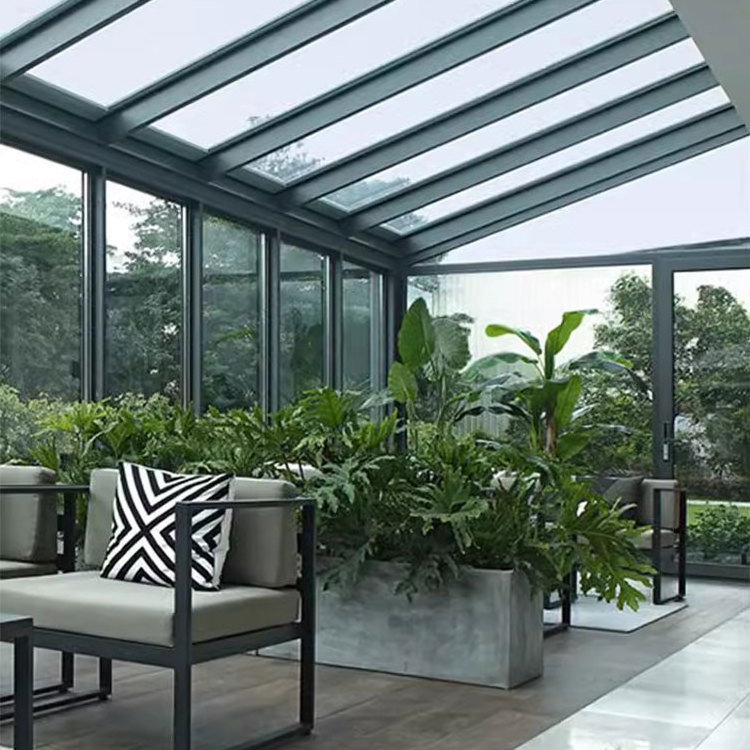 Customized sun room outdoor glass room for garden glass house sunrooms glass houses sunroom aluminum bathroom