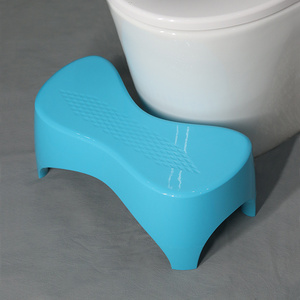 ABS Plastic Non-Slip Easy Cleaning Poop Toilet Squatting Stool For Bathroom 7"Thicken Toilet Step Foot Stool