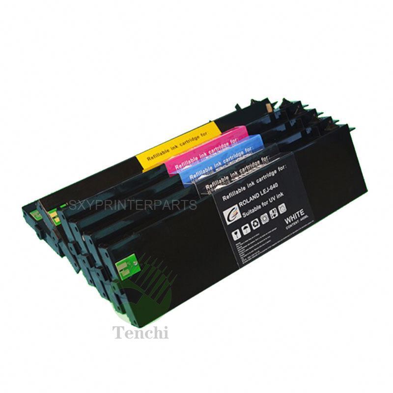 Compatible new LEJ-640 UV Ink Cartridge for Roland LEC-540 LEC-330 LEC-300 LEJ-640 LEF-20 empty UV cartridge in 440ml