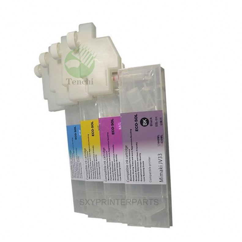 Eco Solvent Refill Ink Cartridge for ROLAND BN20 RS640 RS540 MIMAKI JV33 JV5 JV300 MUTOH 900C 901 inkjet printer