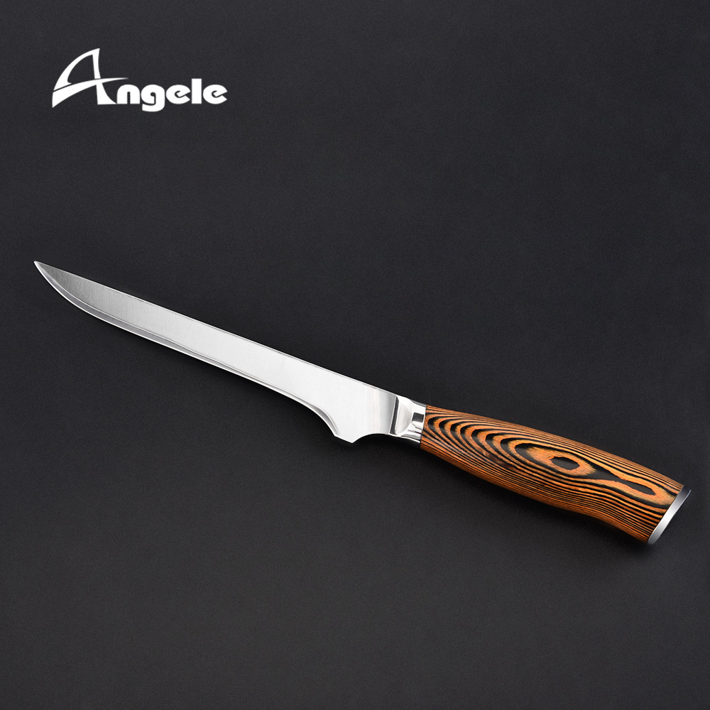 2023 new product 6inch Boning Fillet Knife with Pakka Wood Handle boning knife