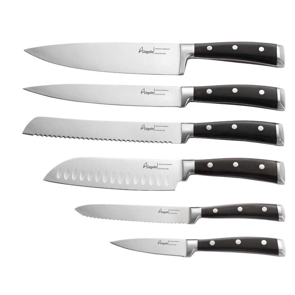 Wholesale Stainless Steel Durable 3 Pcs Kitchen Knife Set with Cutting Board