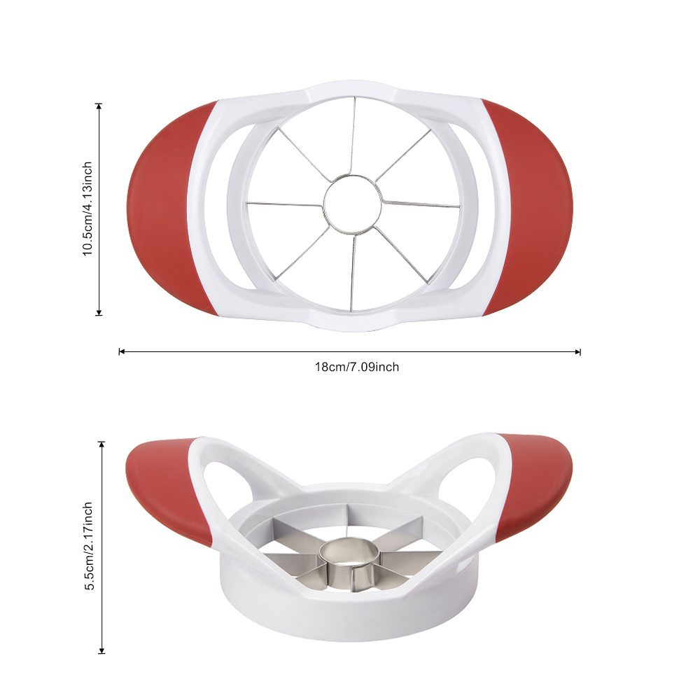 New fashion Apple Corer and Slicer Fruit Cutter Apple Divider Wedge Stainless Steel Slicer for Fruits