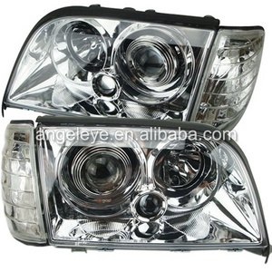 For Mercedes-Benz W140 S300 S320 S500 S600 Angel Eyes Head Lamp Headlights front light Silver color 1991 -1998 year LF