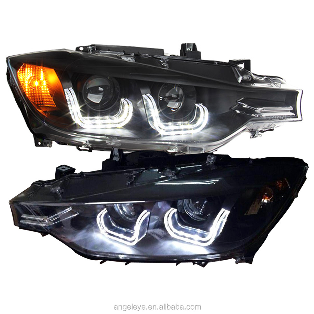 For BMW F30 F35 318 320 325 328 330 335 LED Angel Eyes Headlight for original car without HID KIT 2013-2015 LF